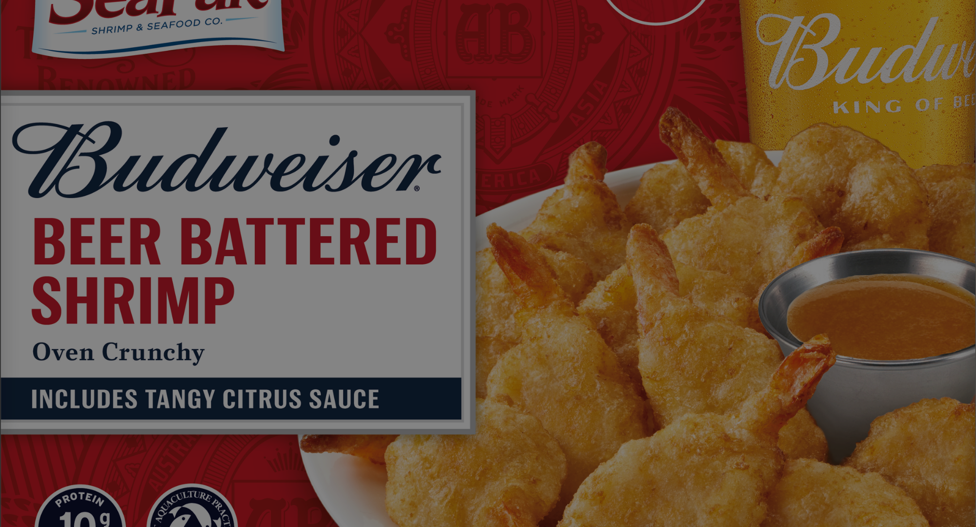 SeaPak Launches New Budweiser Beer Battered Seafood Line